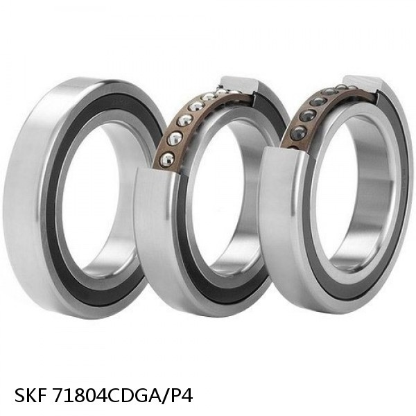 71804CDGA/P4 SKF Super Precision,Super Precision Bearings,Super Precision Angular Contact,71800 Series,15 Degree Contact Angle