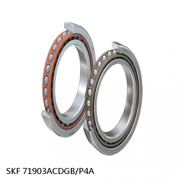 71903ACDGB/P4A SKF Super Precision,Super Precision Bearings,Super Precision Angular Contact,71900 Series,25 Degree Contact Angle