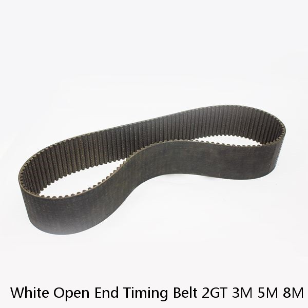 White Open End Timing Belt 2GT 3M 5M 8M MXL Belt Connector for 3D Printer / CNC